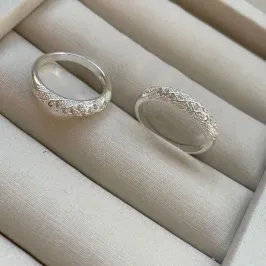 Anel detalhado zircônia
