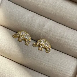 Brinco zircônia ganesha