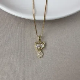 Gargantilha Teddy bear cristal 