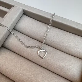 Pulseira infantil coração Prata-925