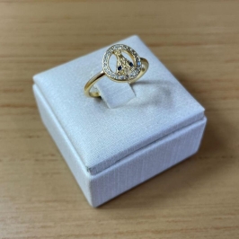 Anel Nossa Senhora zircônia