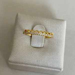 Anel detalhado zircônia