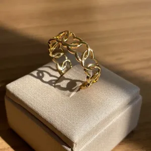 Anel elo de corações