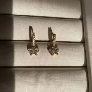 Brinco argolinha click laço