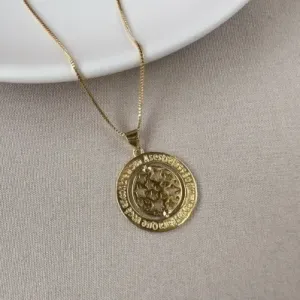 Gargantilha constelação giratória