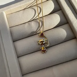 Gargantilha menina balão