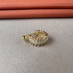 Piercing conch zircônia dupla