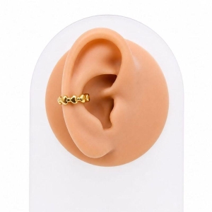 Piercing fake corações