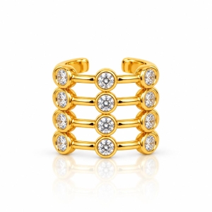 Piercing Fake Multi Zircônia Cristal