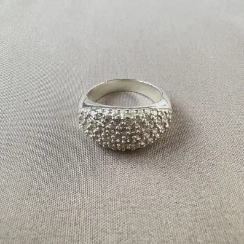 Anel zircônia luxo Prata 925