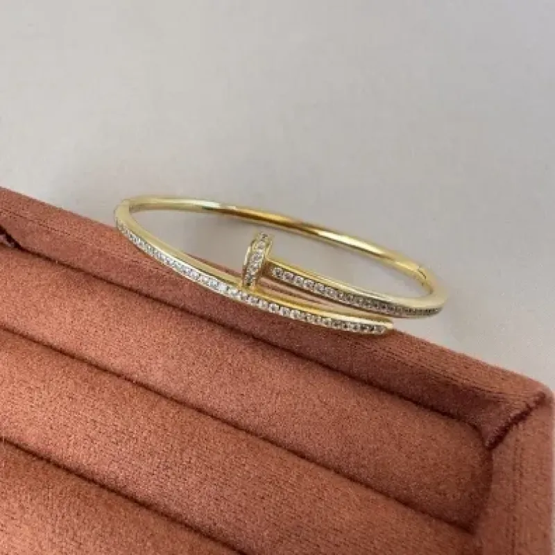 Bracelete prego inspiração Cartier
