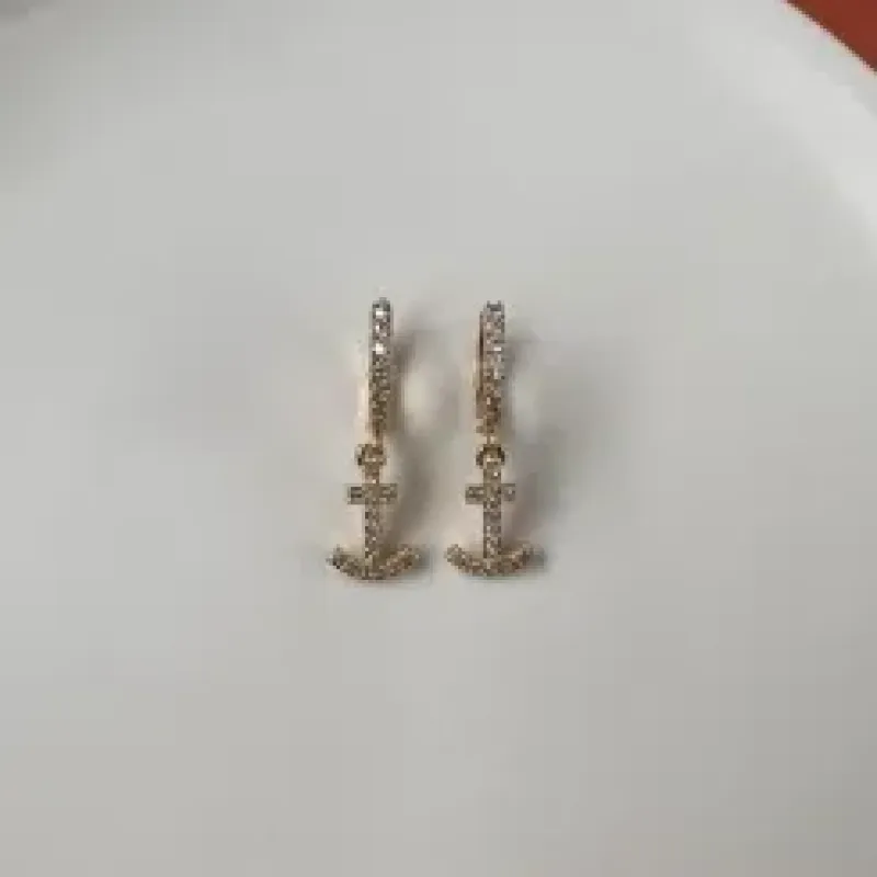 Brinco argolinha ancora 