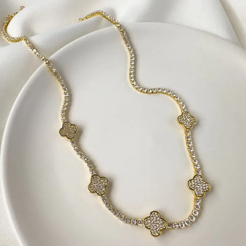 Choker inspiração Van Cleef