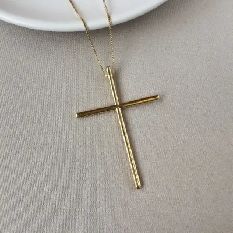 Gargantilha crucifixo G 