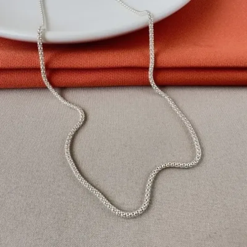 Gargantilha snake Prata 925