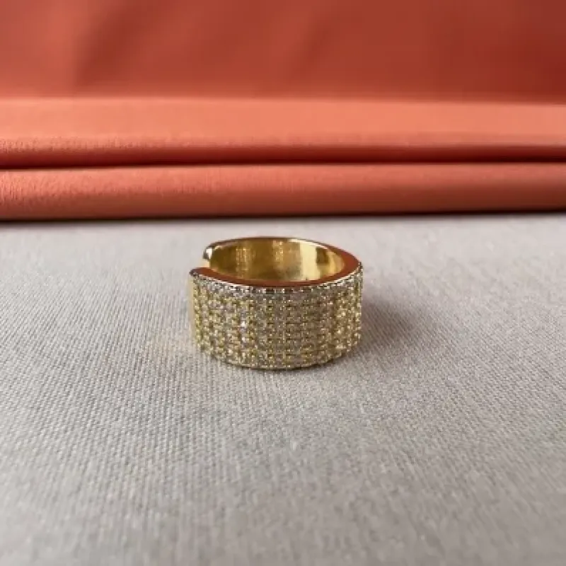 Piercing fake cristal 