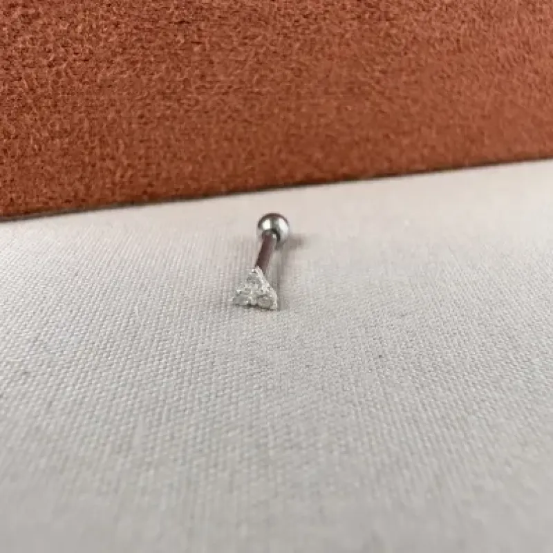 Piercing haste 6mm Prata 925 