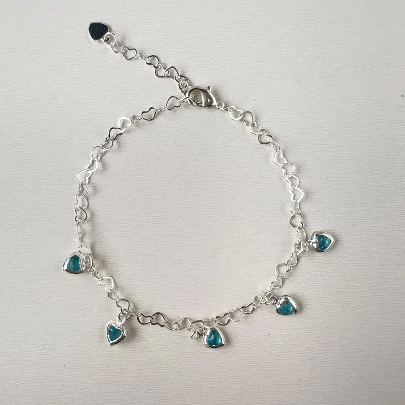 Pulseira corações