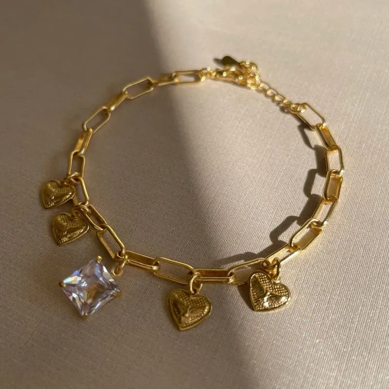 Pulseira corações Espirito Santo