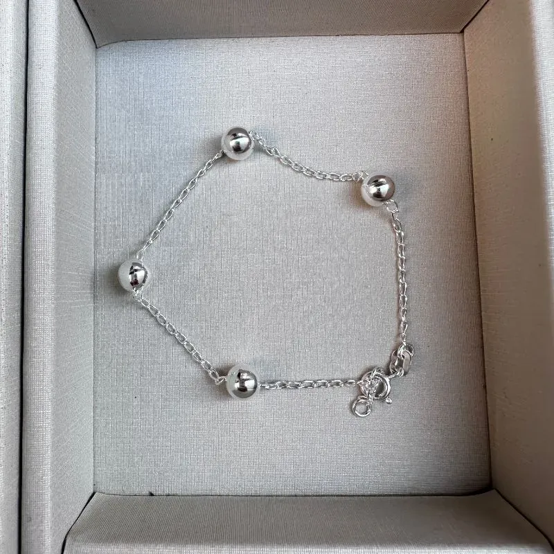 Pulseira esferas Prata-925