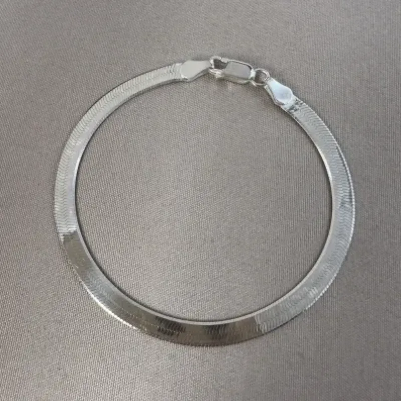 Pulseira laminada Prata 925 