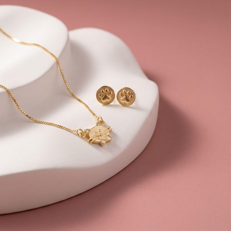 Conjunto Infantil Gatinho