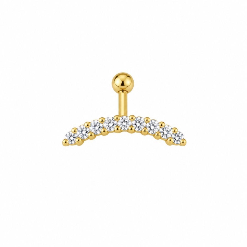 Piercing haste zircônia