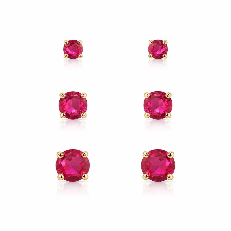Brinco Trio Pink Leitoso