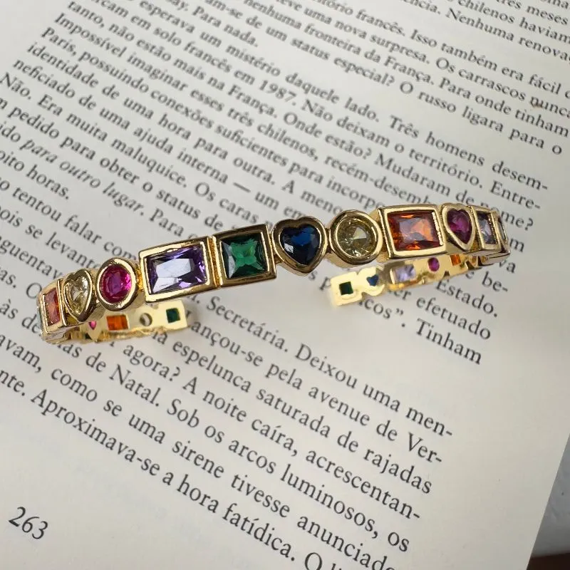 Bracelete geométrico color