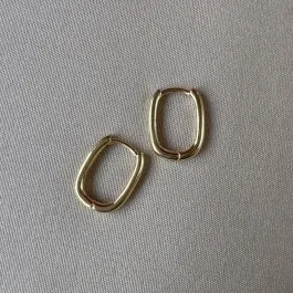 Brinco click oval fino 