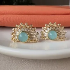 Brinco verde água 