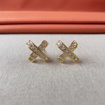 Brinco X cristal 