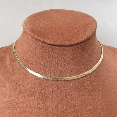 Choker fita laminada 