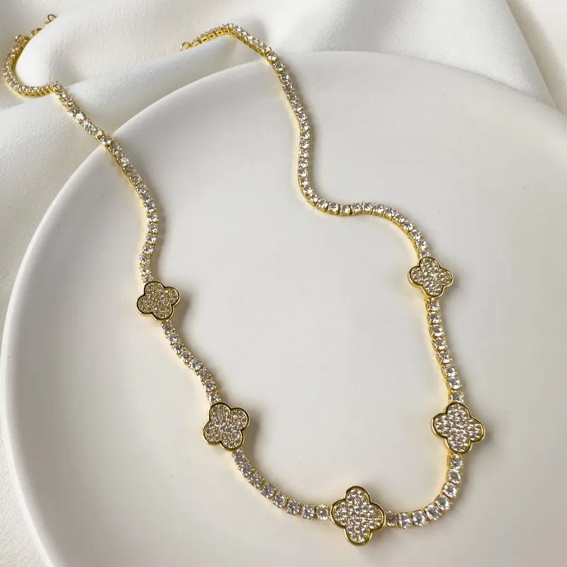 Choker inspiração Van Cleef