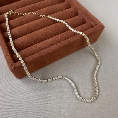 Choker Riviera cristal 