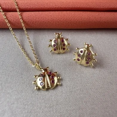 Conjunto infantil joaninha 