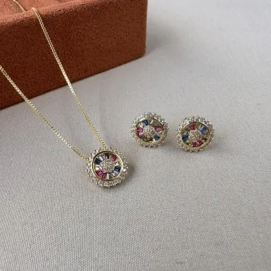 Conjunto pizza color 