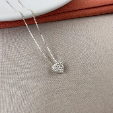 Gargantilha coração Prata 925