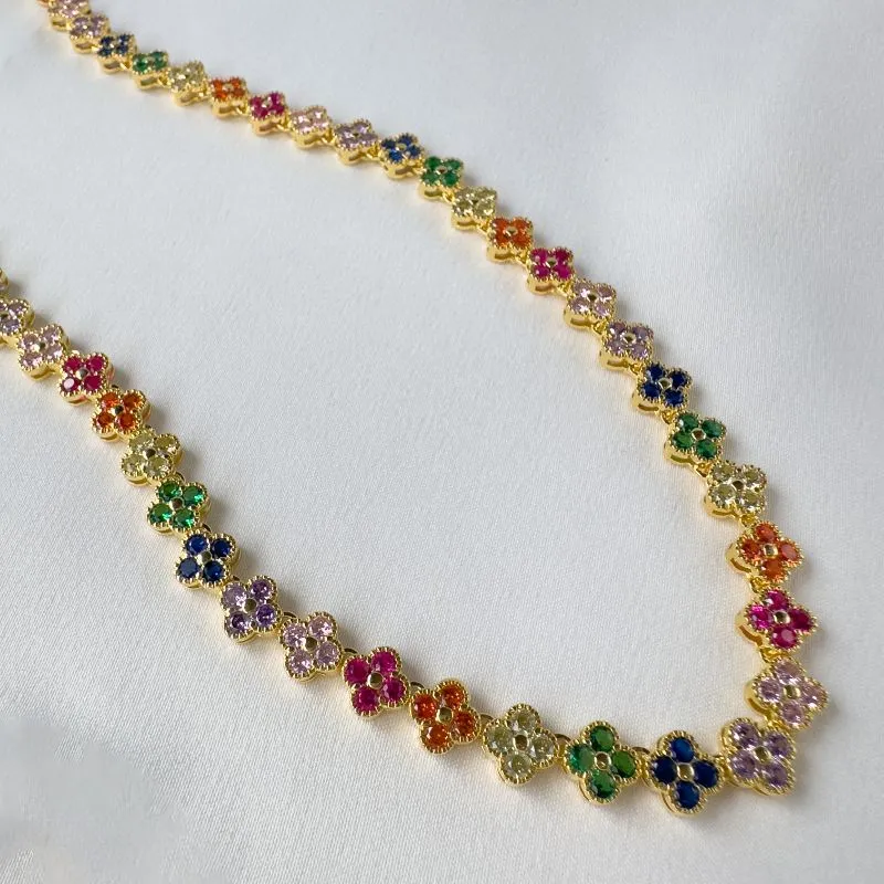 Gargantilha inspiração Van Cleef color