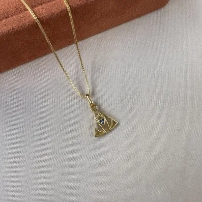 Gargantilha Nossa Senhora vazada 