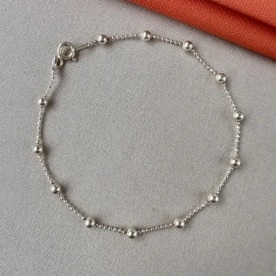 Pulseira esferas Prata 925