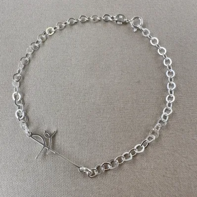 Pulseira fé Prata 925