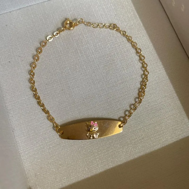 Pulseira infantil hello kitty