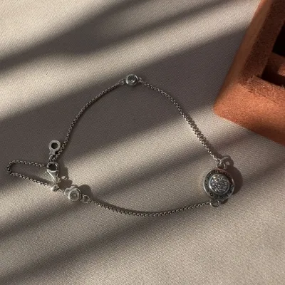 Pulseira redonda pandora Prata 925 