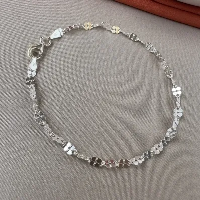 Pulseira trevo Prata 925 