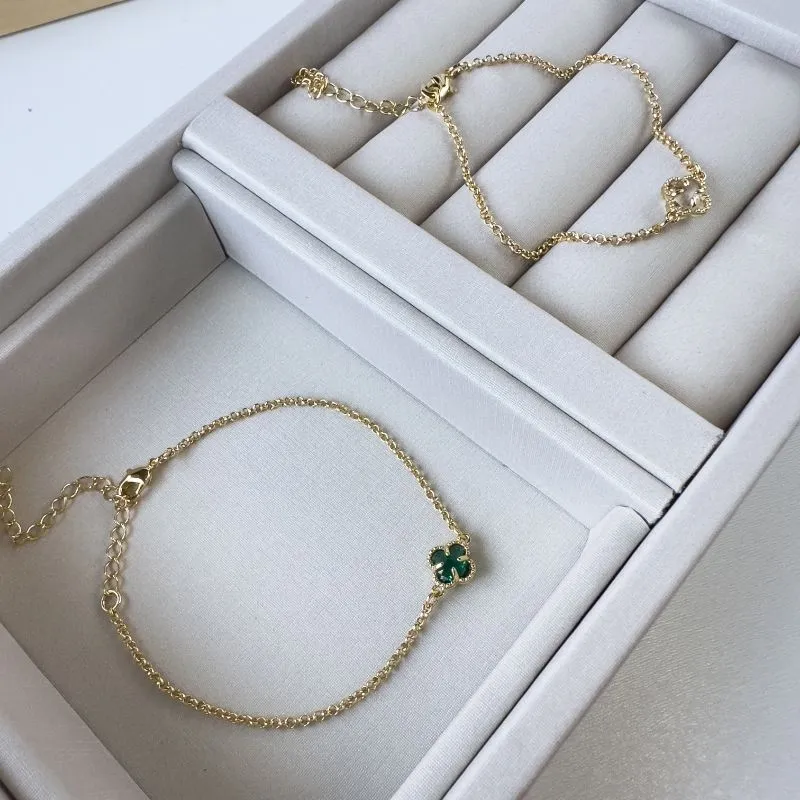 Pulseira trevo Van Cleef