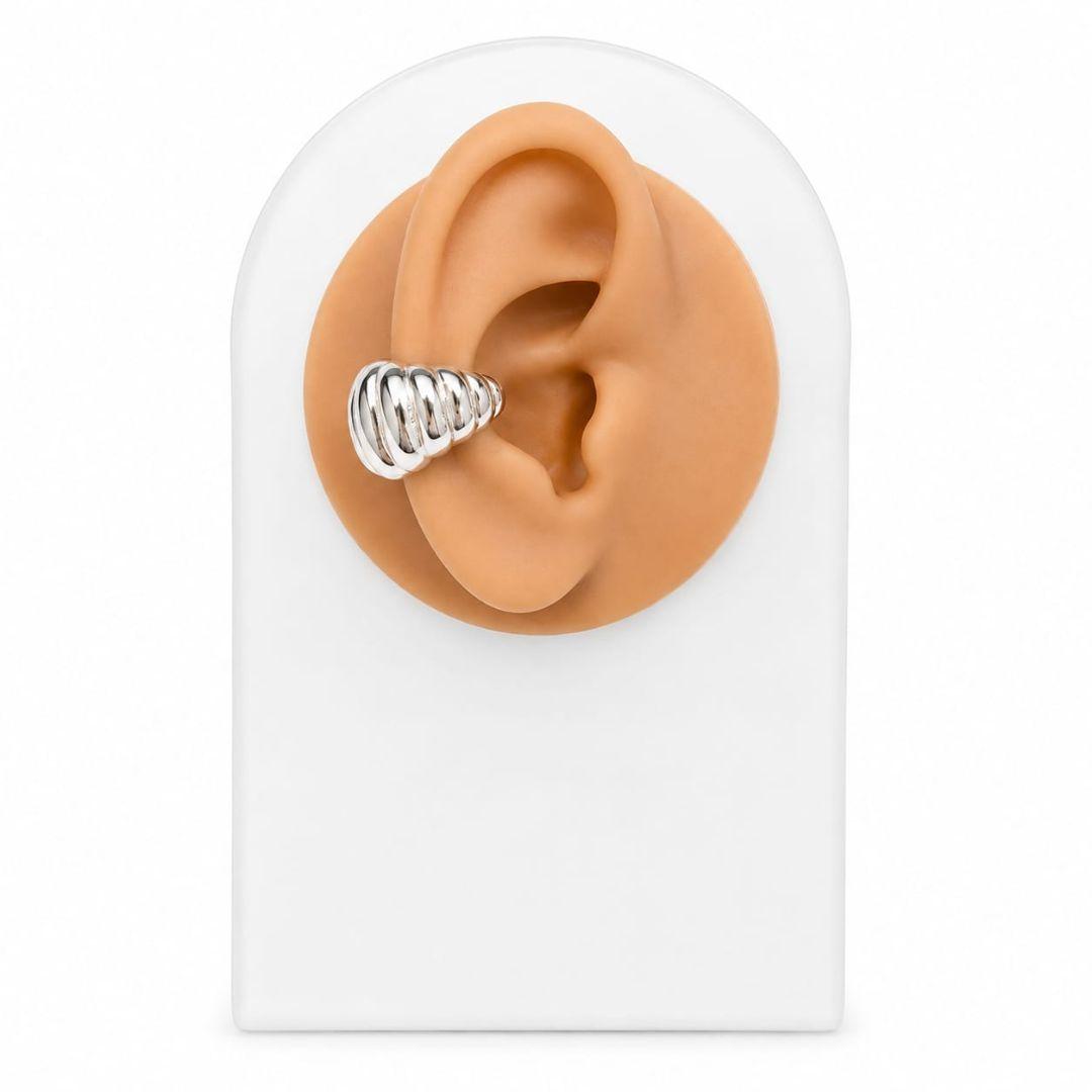 Piercing fake croissant